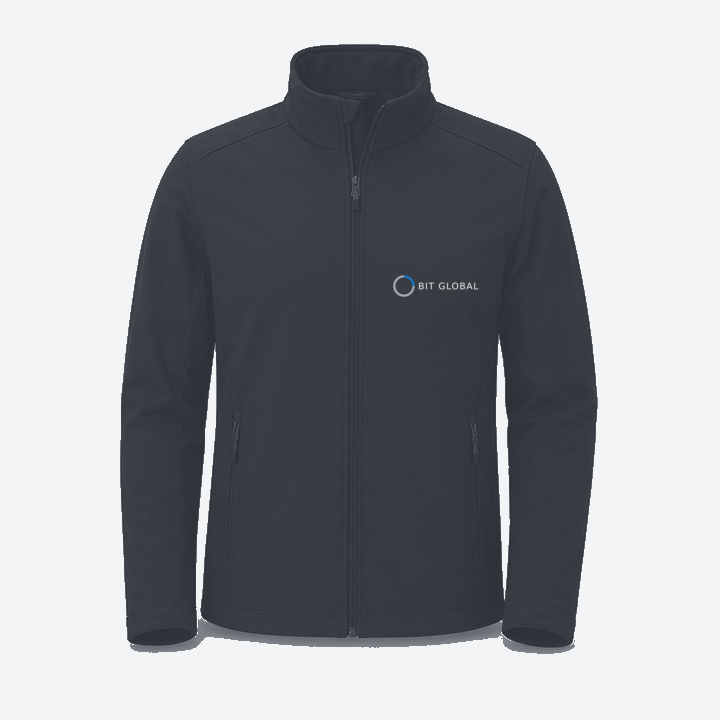 Executive Softshell Jacket in Charcoal