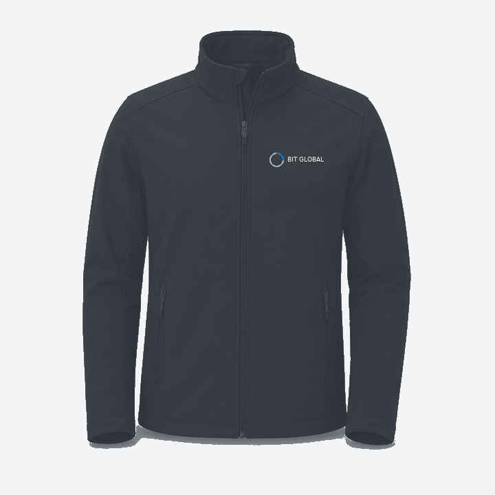 Executive Softshell Jacket in Charcoal